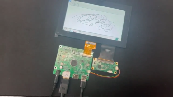 7inch touch display with HDMI / DP adapter board