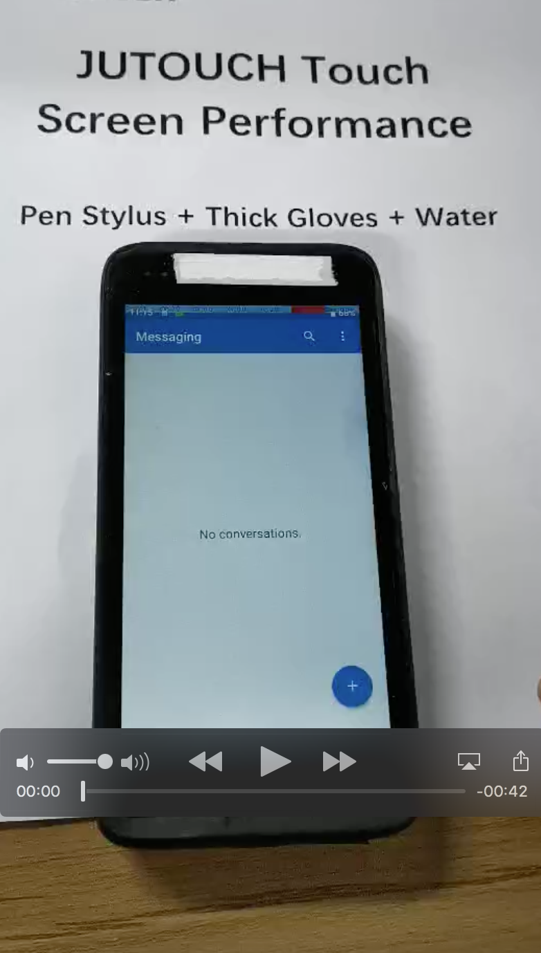 Touch with Support Water + Gloves + Pen Stylus